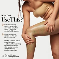 Exfoliant pour le corps ExfoliKate™ avec AHA, BHA et caféine