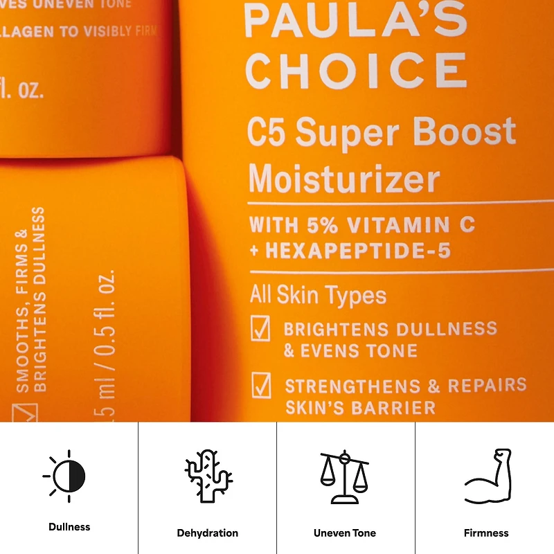 C5 Super Boost Vitamin C Moisturizer for Brightening and Evening Tone