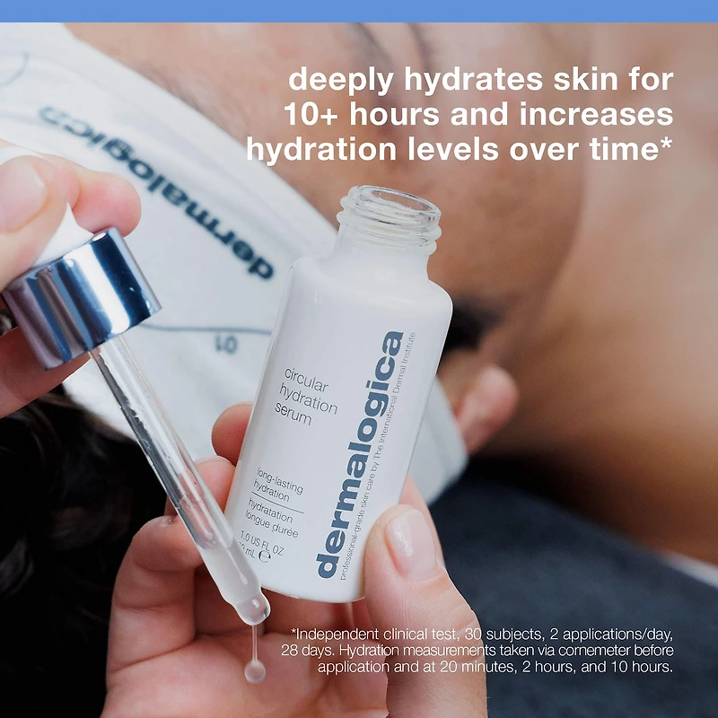 Sérum hydratant avec acide hyaluronique