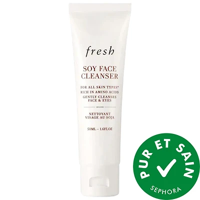 Mini nettoyant hydratant pour le visage à base de soya et au pH équilibré