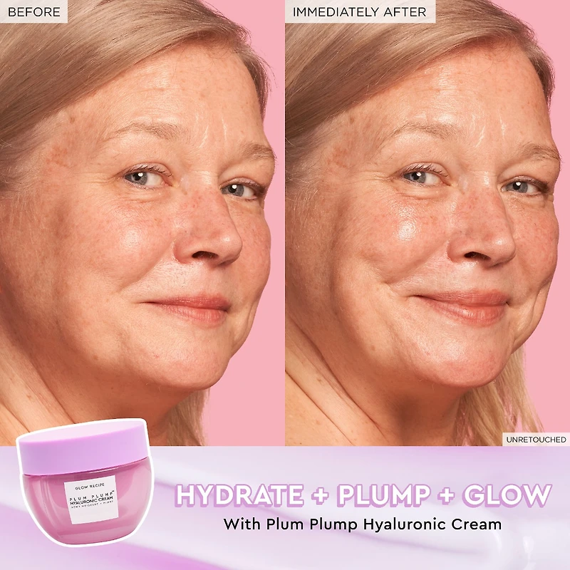 Hydratant à l’acide hyaluronique rechargeable Plum Plump