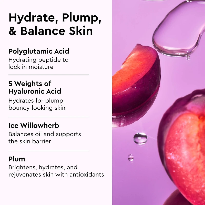 Hydratant à l’acide hyaluronique rechargeable Plum Plump