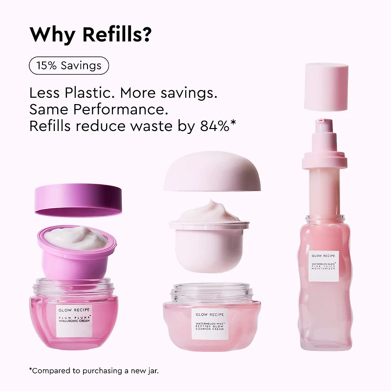 Hydratant à l’acide hyaluronique rechargeable Plum Plump