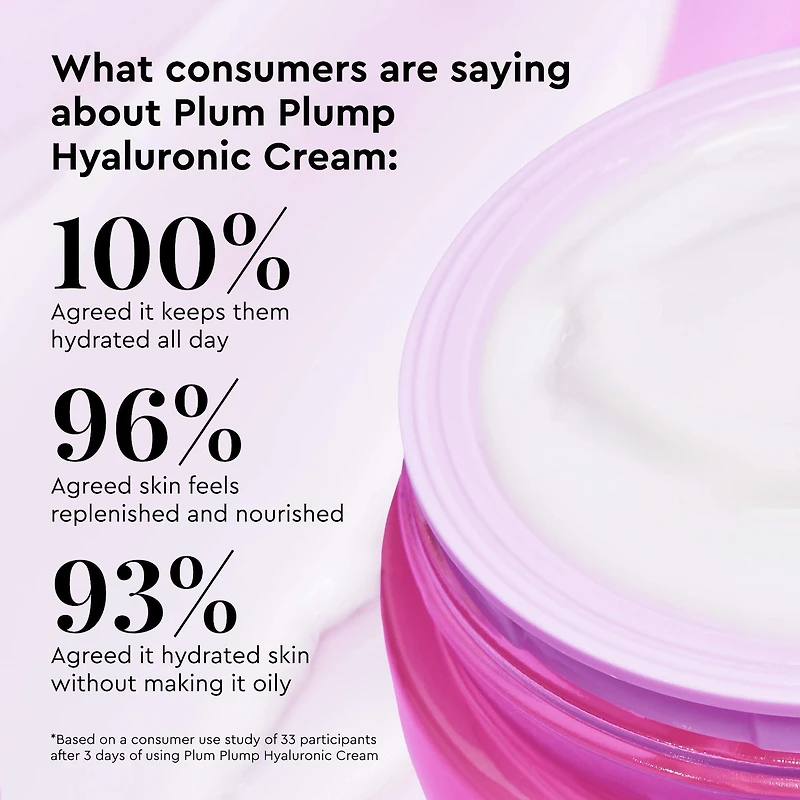 Hydratant à l’acide hyaluronique rechargeable Plum Plump