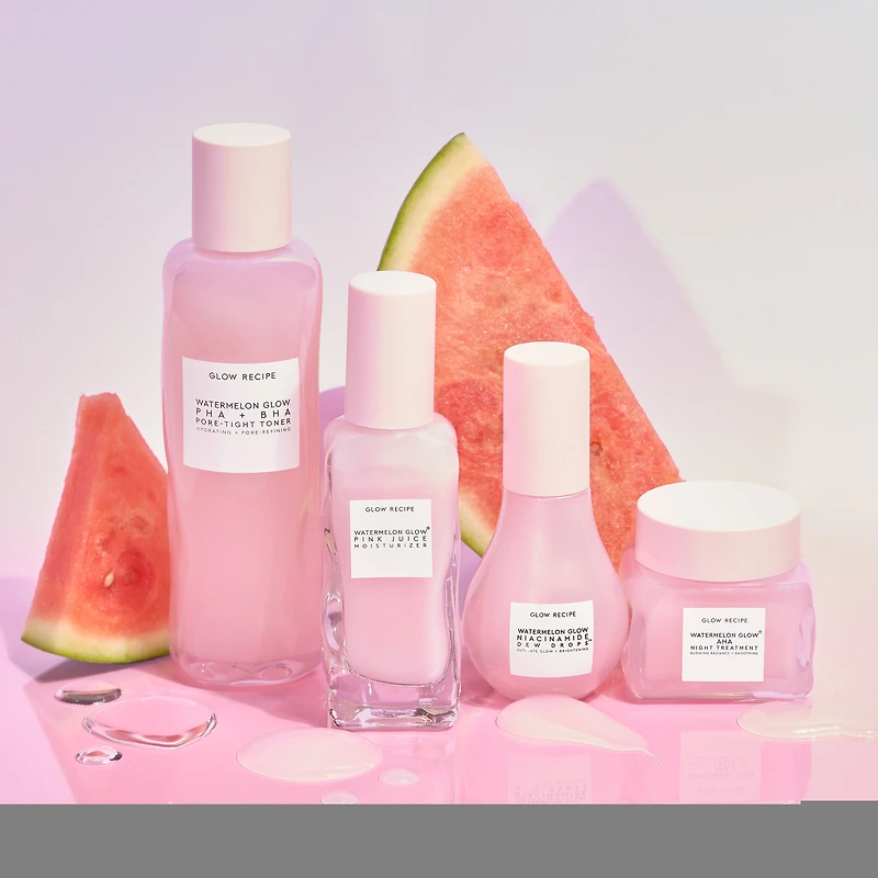 Soin de nuit aux AHA Watermelon Glow