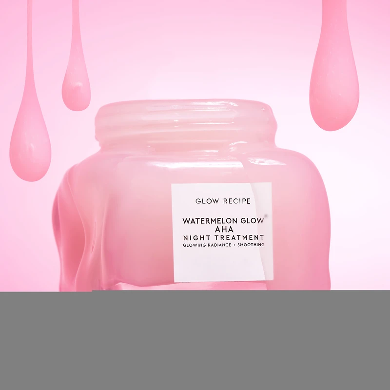 Soin de nuit aux AHA Watermelon Glow