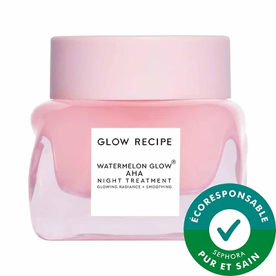 Soin de nuit aux AHA Watermelon Glow