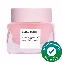 Soin de nuit aux AHA Watermelon Glow