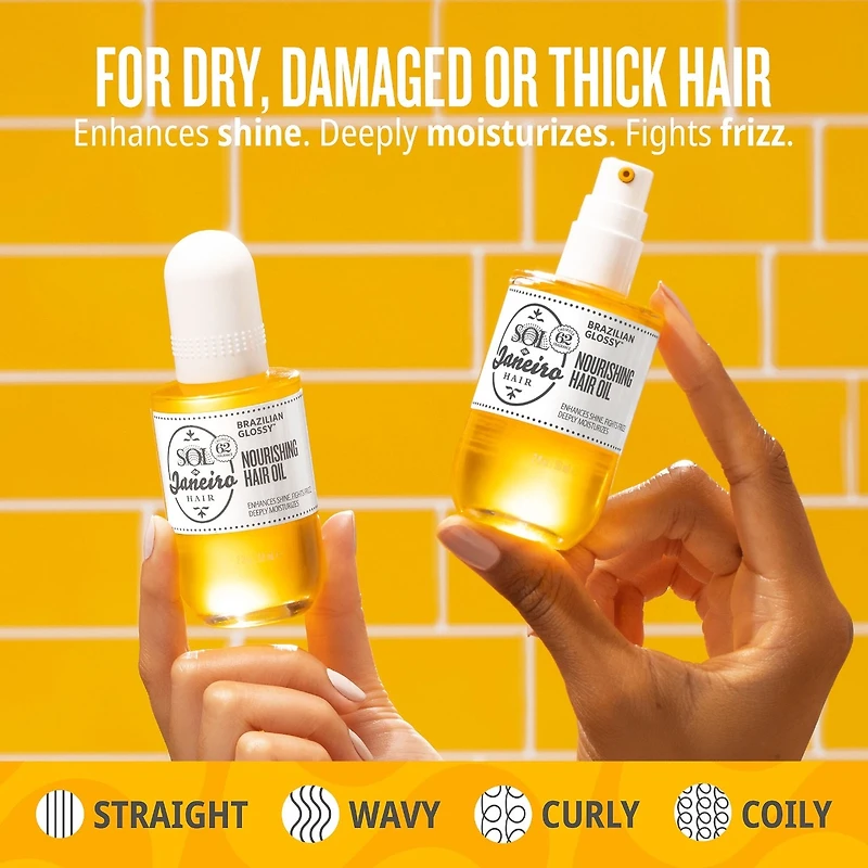 Huile pour les cheveux nourrissante Brazilian Glossy™