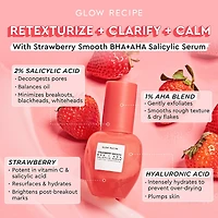 Sérum à l’acide salicylique avec BHA + AHA Strawberry Smooth