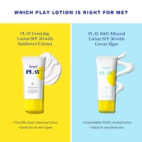PLAY 100% Mineral Sunscreen Lotion SPF 30 with Green Algae