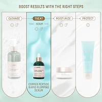Copper Peptide Rapid Plumping & Hydrating Serum with Hyaluronic Acid + Squalane
