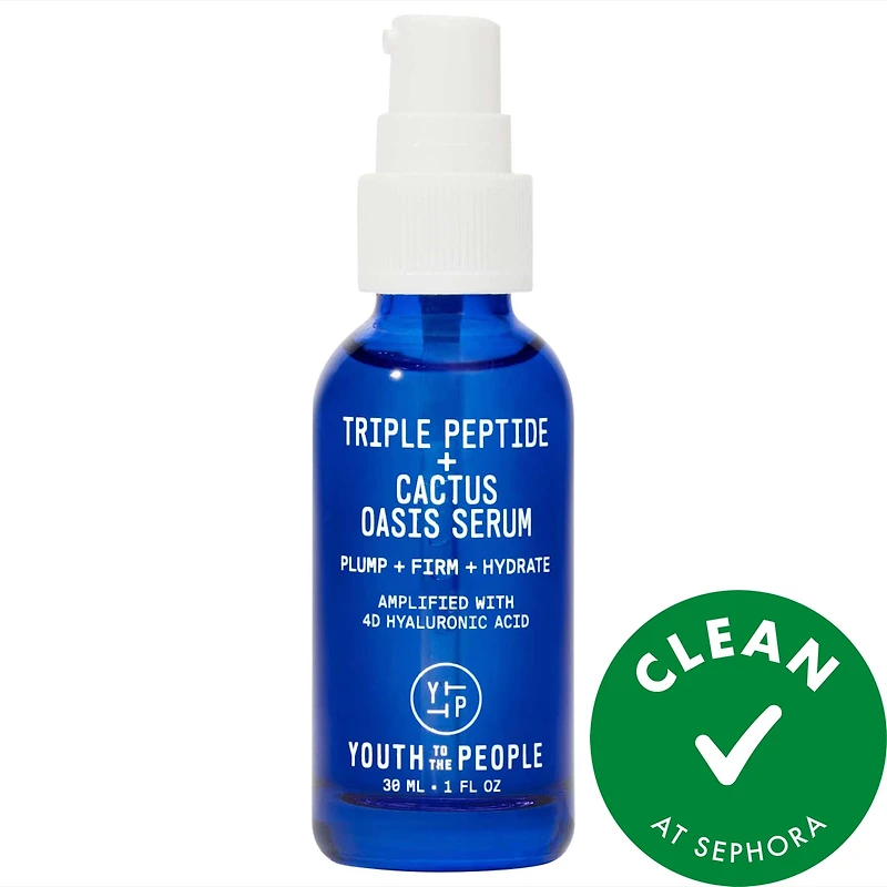 Triple Peptide Hydrating + Firming Oasis Serum with Hyaluronic Acid