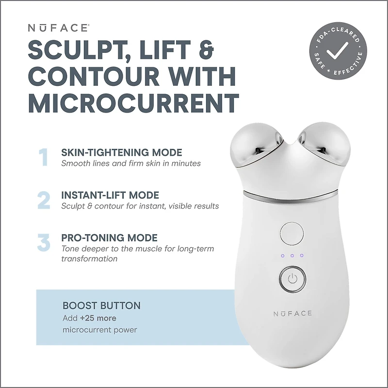 TRINITY+ Microcurrent Facial Toning Device Starter Kit 