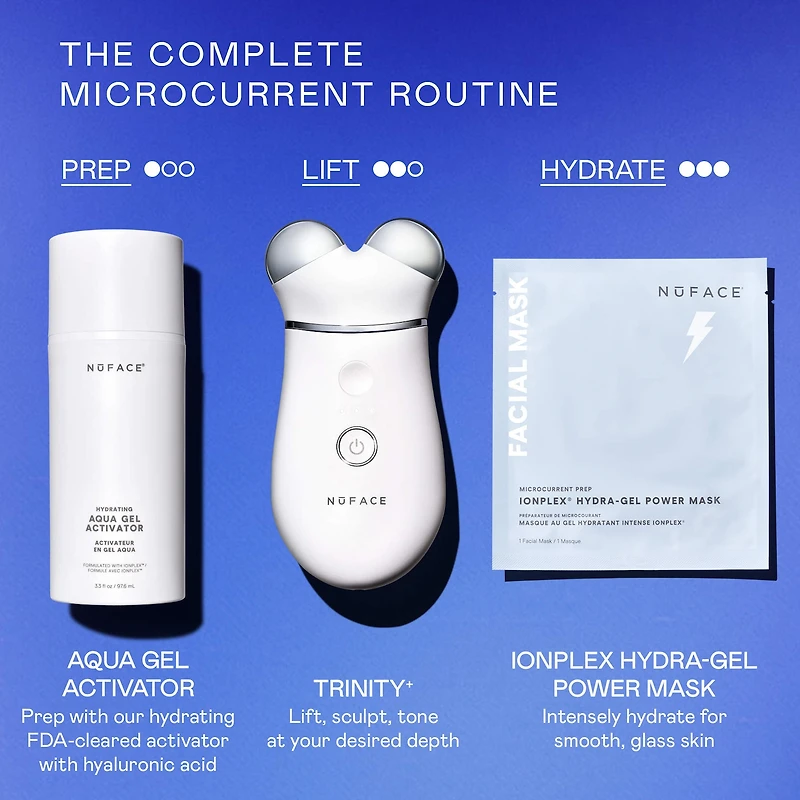 NUFACE® TRINITY+ Starter Kit Lift & Tighten Facial Microcurrent Device