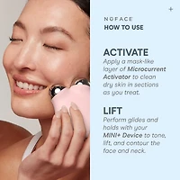 MINI+ Smart Petite Microcurrent Facial Toning Device Starter Kit 