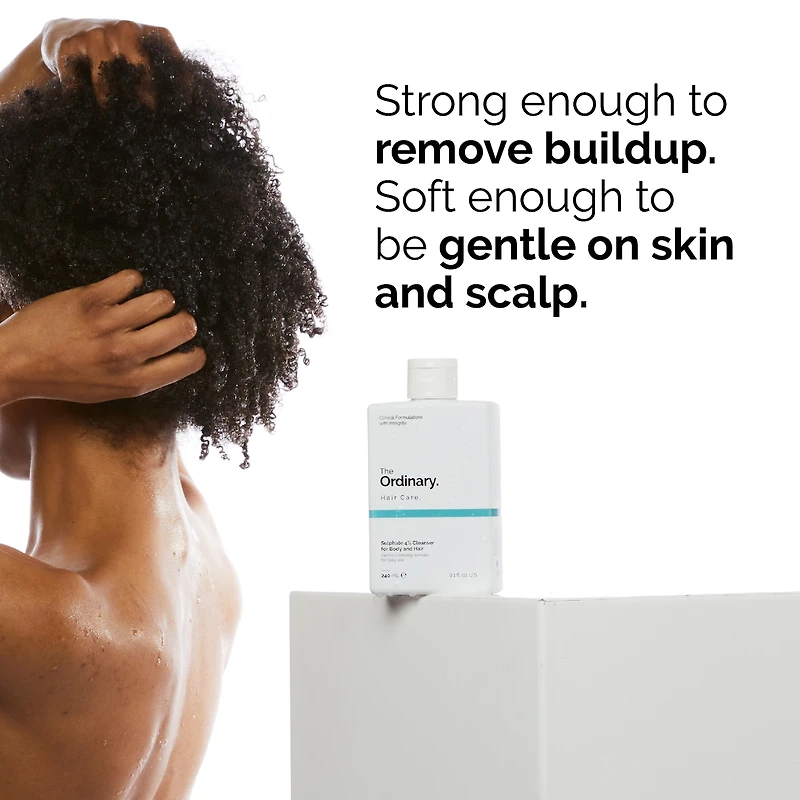 Sulphate 4% Cleanser for Body and Hair, Gentle Daily Cleanser