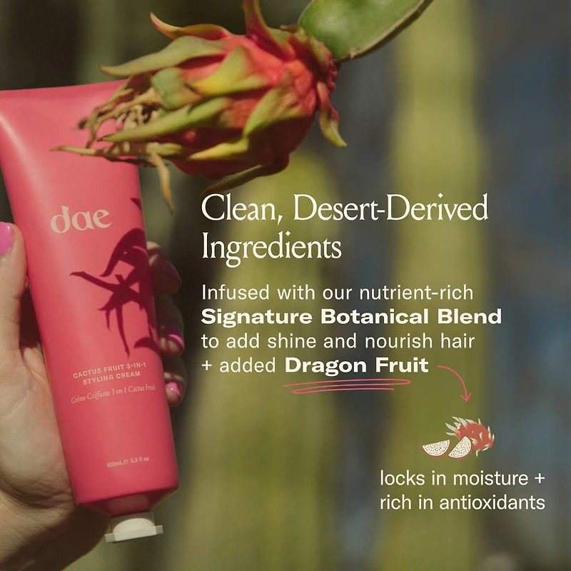 Crème coiffante 3-en-1 aux fruits de cactus