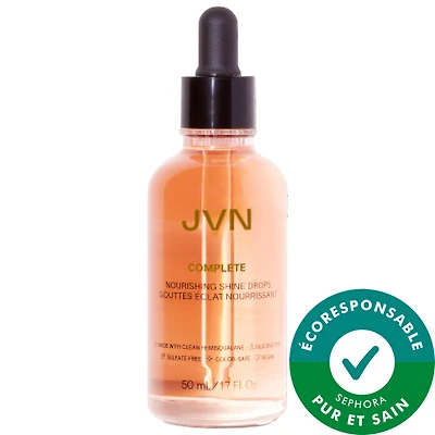 Gouttes brillance Huile nourrissante pour cheveux COMPLET