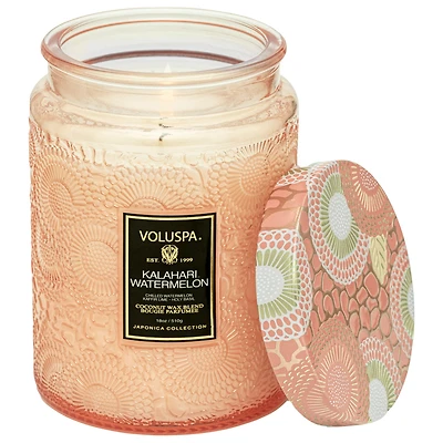 Kalahari Watermelon Glass Jar Candle