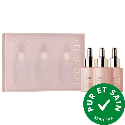 Trio de sérums pour cheveux clairsemés GRO