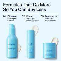 Triple Lipid-Peptide Cream Refillable Barrier Moisturizer with Ceramides