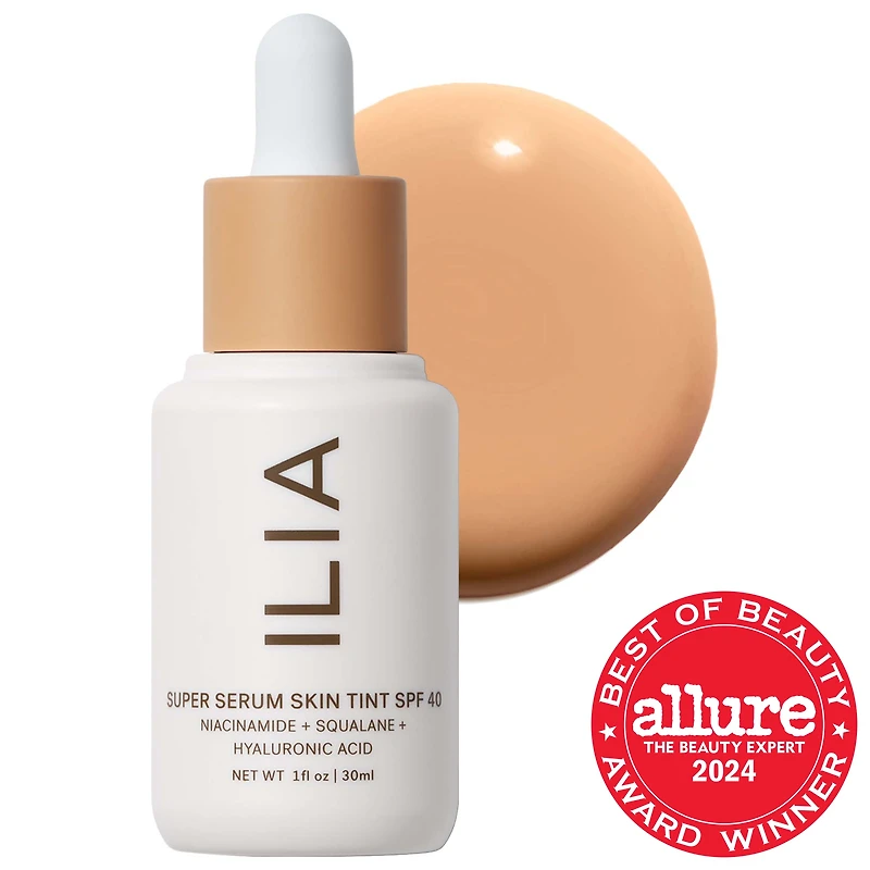 ILIA Super Serum Skin Tint SPF 40 - Hydrating Foundation 1 oz/ 30 mL