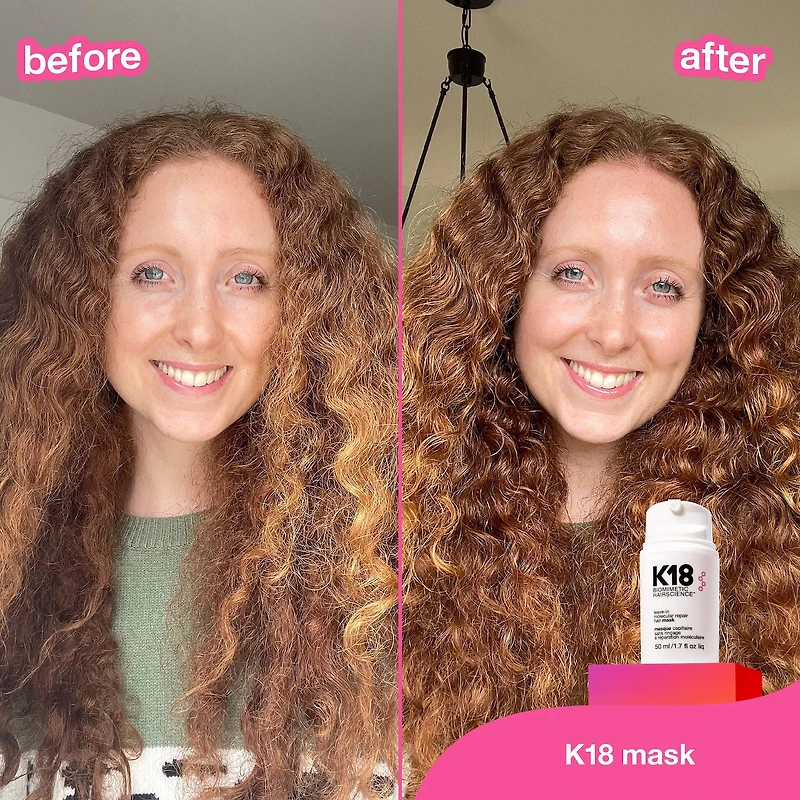 Minimasque capillaire sans rinçage à réparation moléculaire