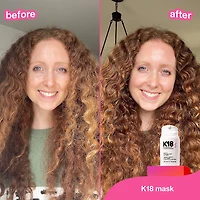 Minimasque capillaire sans rinçage à réparation moléculaire