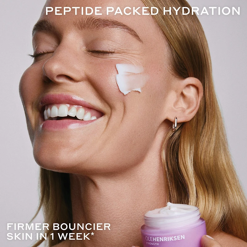 Strength Peptide Barrier Boost Moisturizer with Hyaluronic Acid and Niacinamide