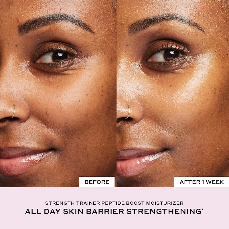 Hydratant protecteur pour la peau Strength Trainer avec peptides et niacinamide