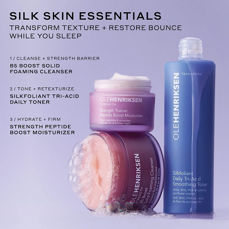 Hydratant protecteur pour la peau Strength Trainer avec peptides et niacinamide