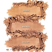 Conçu pour les palettes de trois teintes définir et bronzer