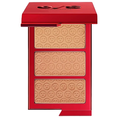 Conçu pour les palettes de trois teintes définir et bronzer