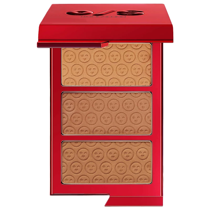 Conçu pour les palettes de trois teintes définir et bronzer