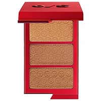 Conçu pour les palettes de trois teintes définir et bronzer
