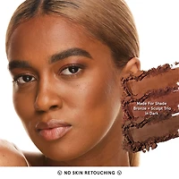 Conçu pour les palettes de trois teintes définir et bronzer