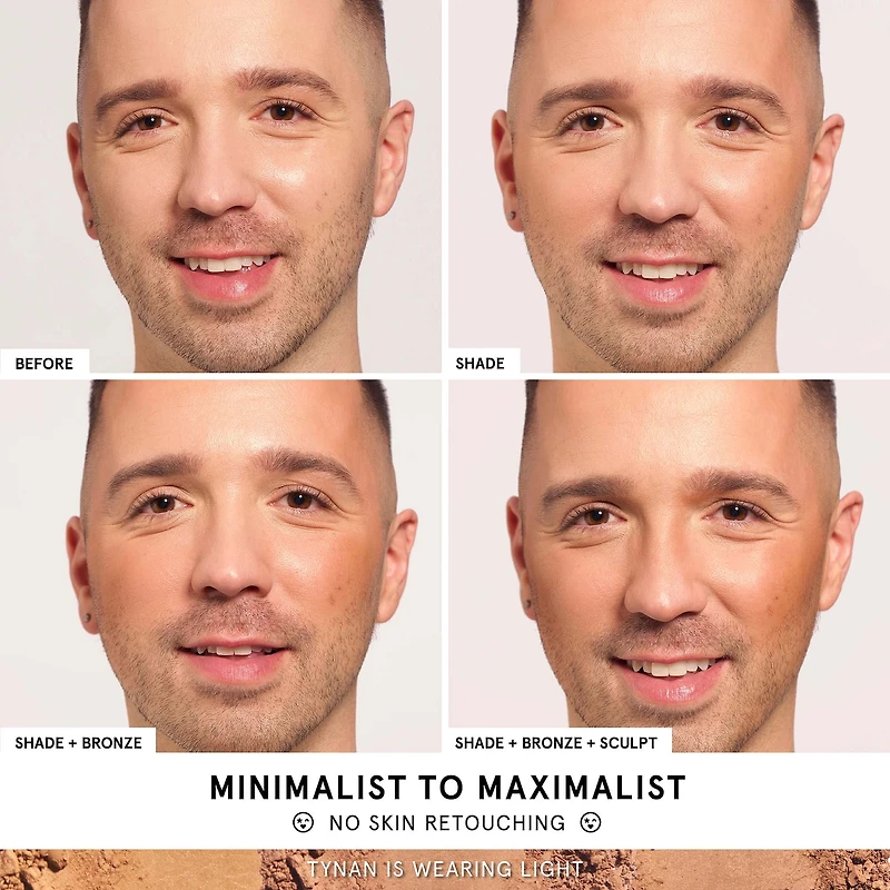 Conçu pour les palettes de trois teintes définir et bronzer