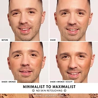 Conçu pour les palettes de trois teintes définir et bronzer