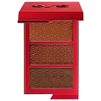 Conçu pour les palettes de trois teintes définir et bronzer