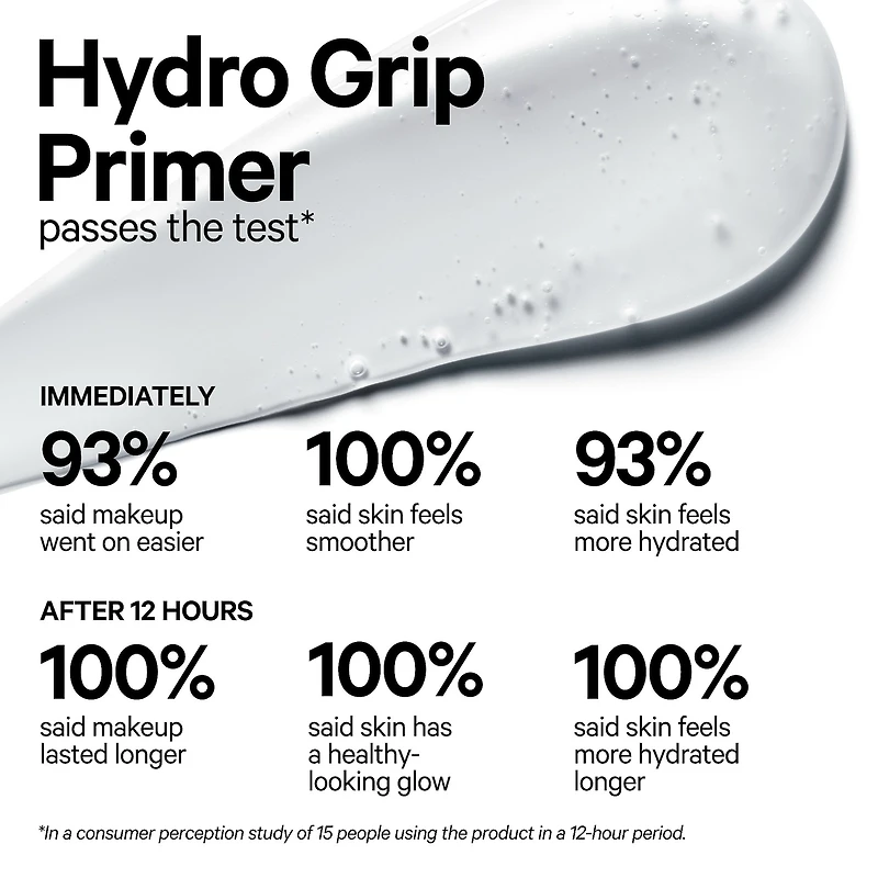 Base de maquillage hydratante Hydro Grip avec acide hyaluronique et niacinamide