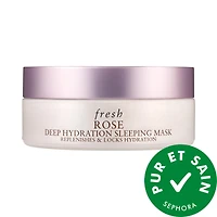 Masque de nuit hydratant en profondeur à la rose