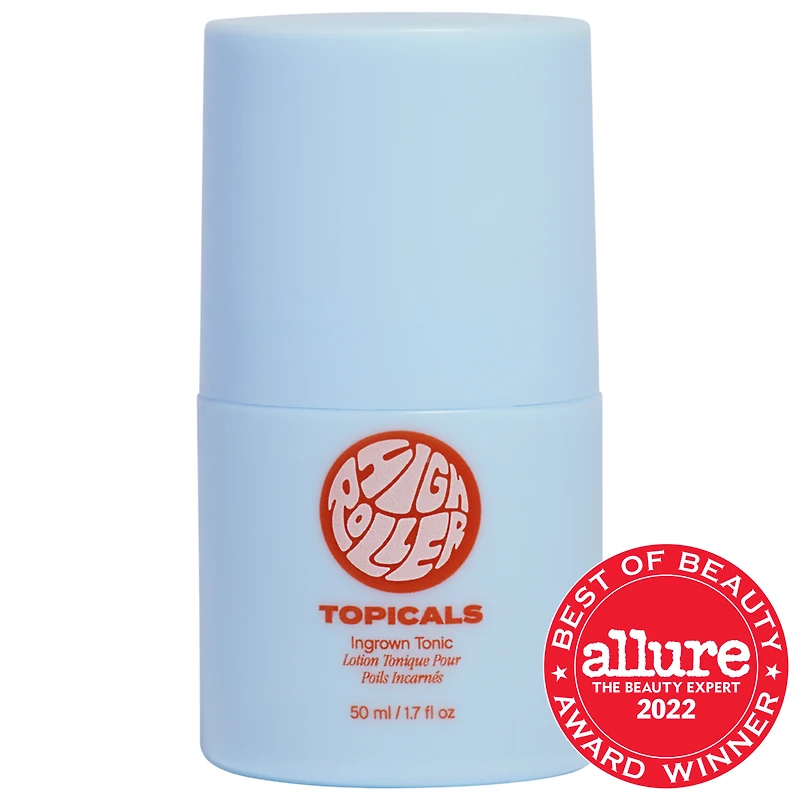Topicals High Roller Ingrown Hair Tonic with AHA and BHA 1.7 oz/ 50 mL