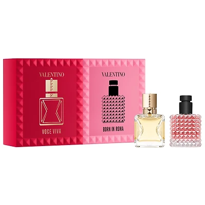 Ensemble de miniparfum Donna Born in Roma et Voce Viva
