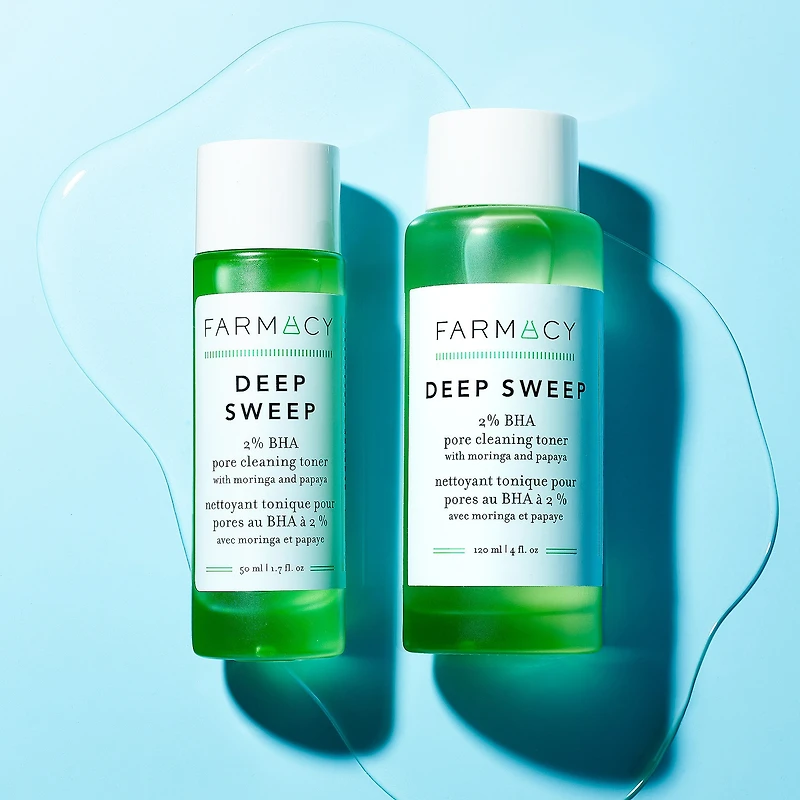 Deep Sweep 2% BHA Pore Cleaning Toner with Moringa + Papaya