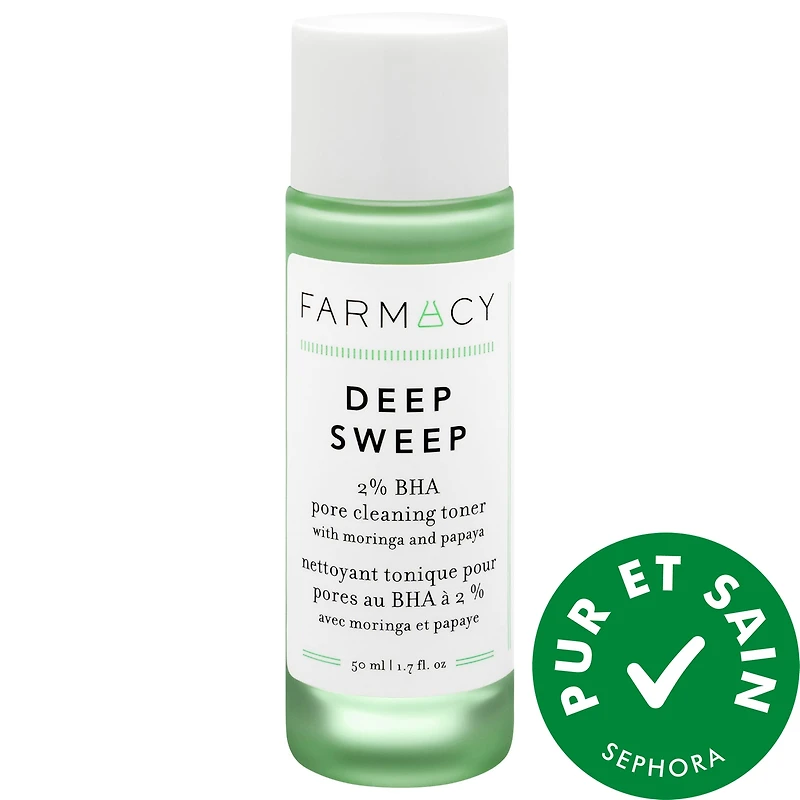 Deep Sweep 2% BHA Pore Cleaning Toner with Moringa + Papaya