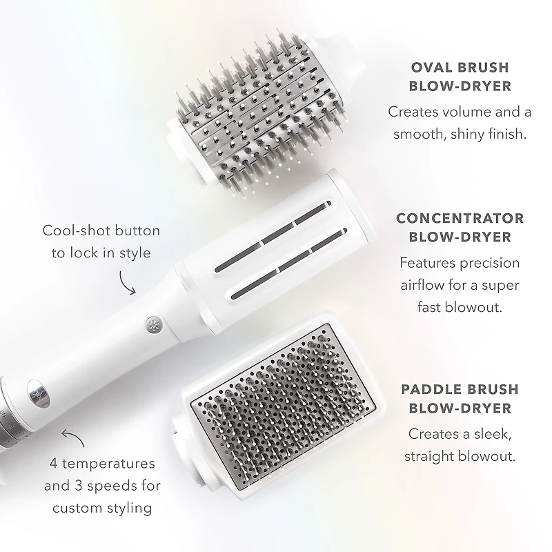 Sèche-cheveux interchangeable 3-en-1 Reserve