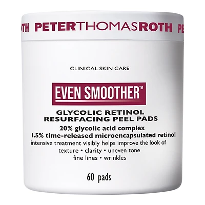 Tampons exfoliants régénérants au rétinol glycolique Even Smoother™