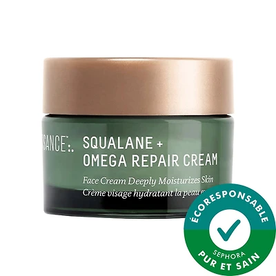 Hydratant en profondeur et réparateur avec oméga, céramides acide hyaluronique + squalane