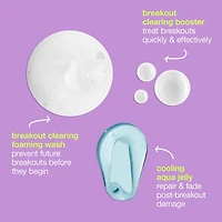 Trousse de nettoyants début d’éruptions cutanées Clear